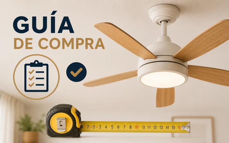 Instalación paso a paso de una lámpara con ventilador de techo